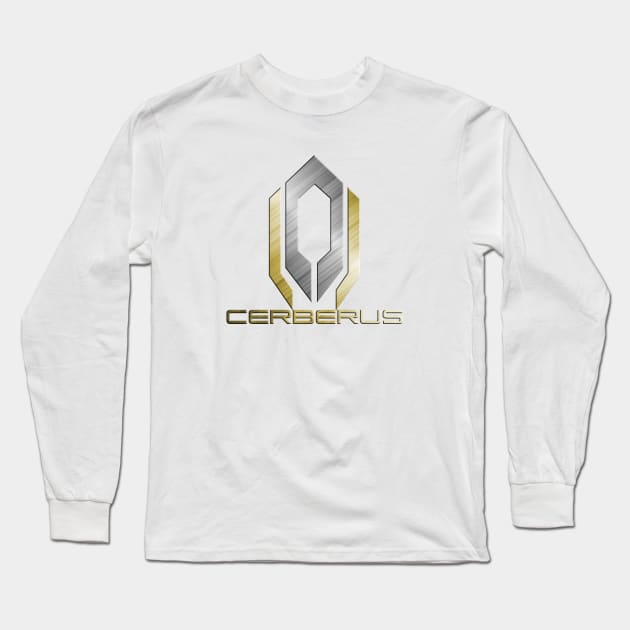 Metal Cerberus Long Sleeve T-Shirt by Draygin82